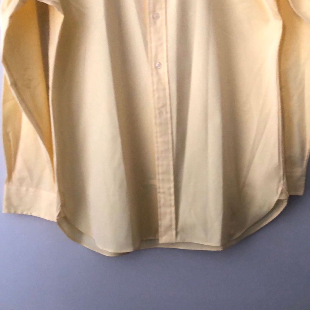 Ralph Lauren Yellow Iconic Oxford Button Down Shirt size 15/32-33 - Picture 6 of 11
